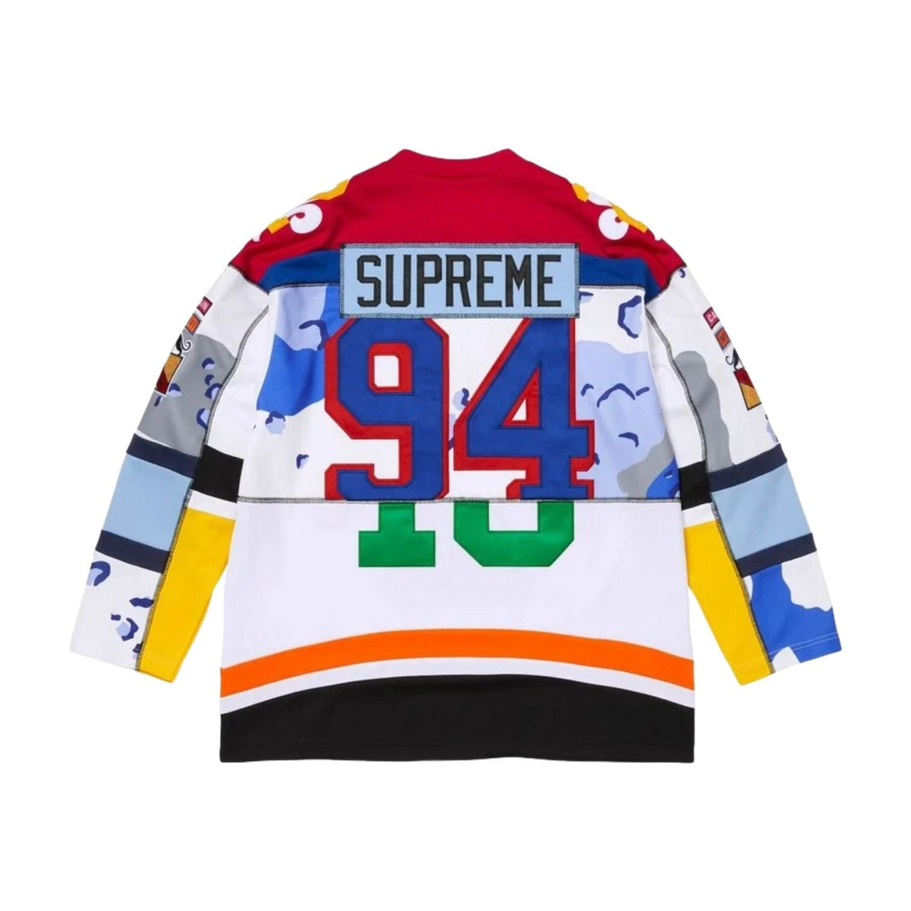 Supreme SS26 Paneled Hockey Jersey 'White' SUP-SS26-262-WHT