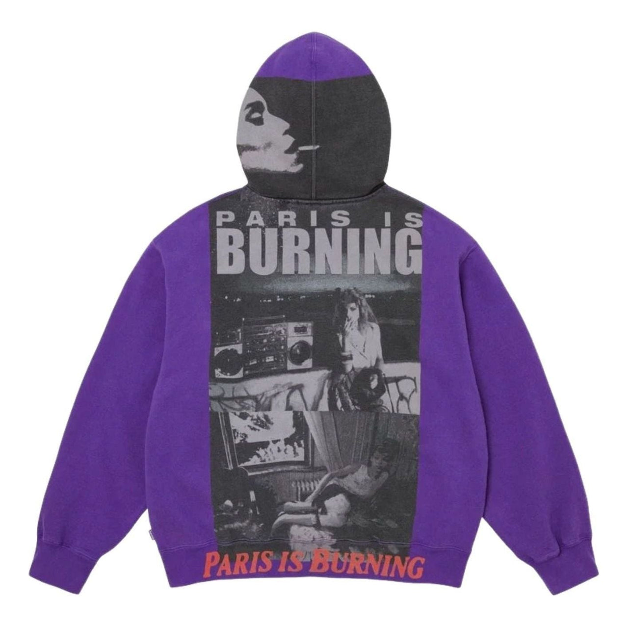 Supreme SS26 Paris Is Burning Zip Up Hooded Sweatshirt 'Purple' SUP-SS26-345-PUR
