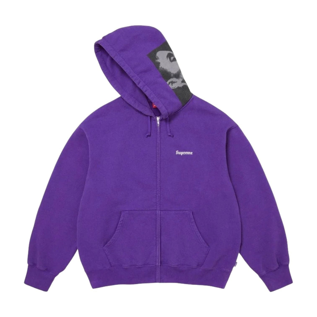 Supreme SS26 Paris Is Burning Zip Up Hooded Sweatshirt 'Purple' SUP-SS26-345-PUR