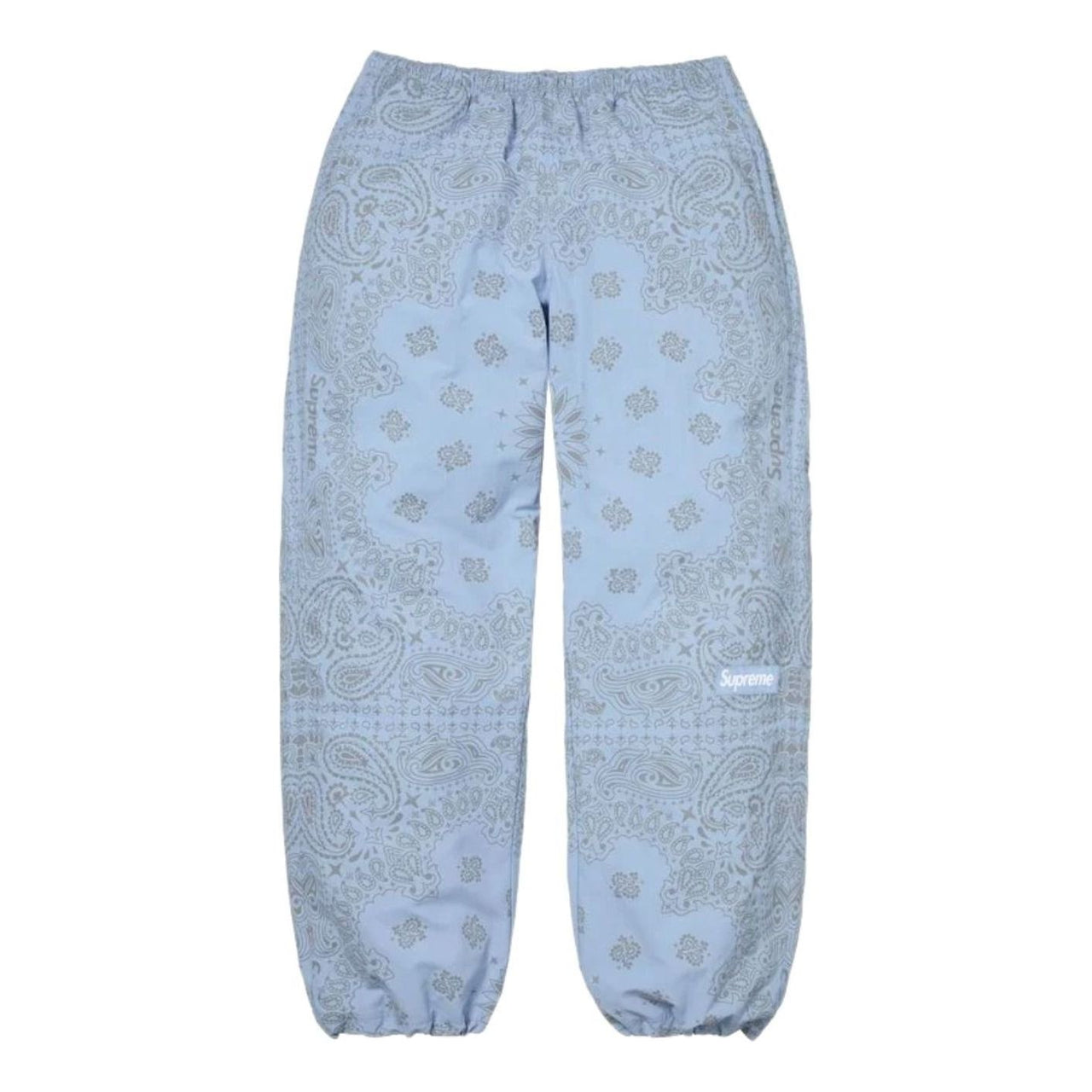 Supreme SS26 Reflective Bandana Track Pant 'Light Blue' SUP-SS26-295-BLU