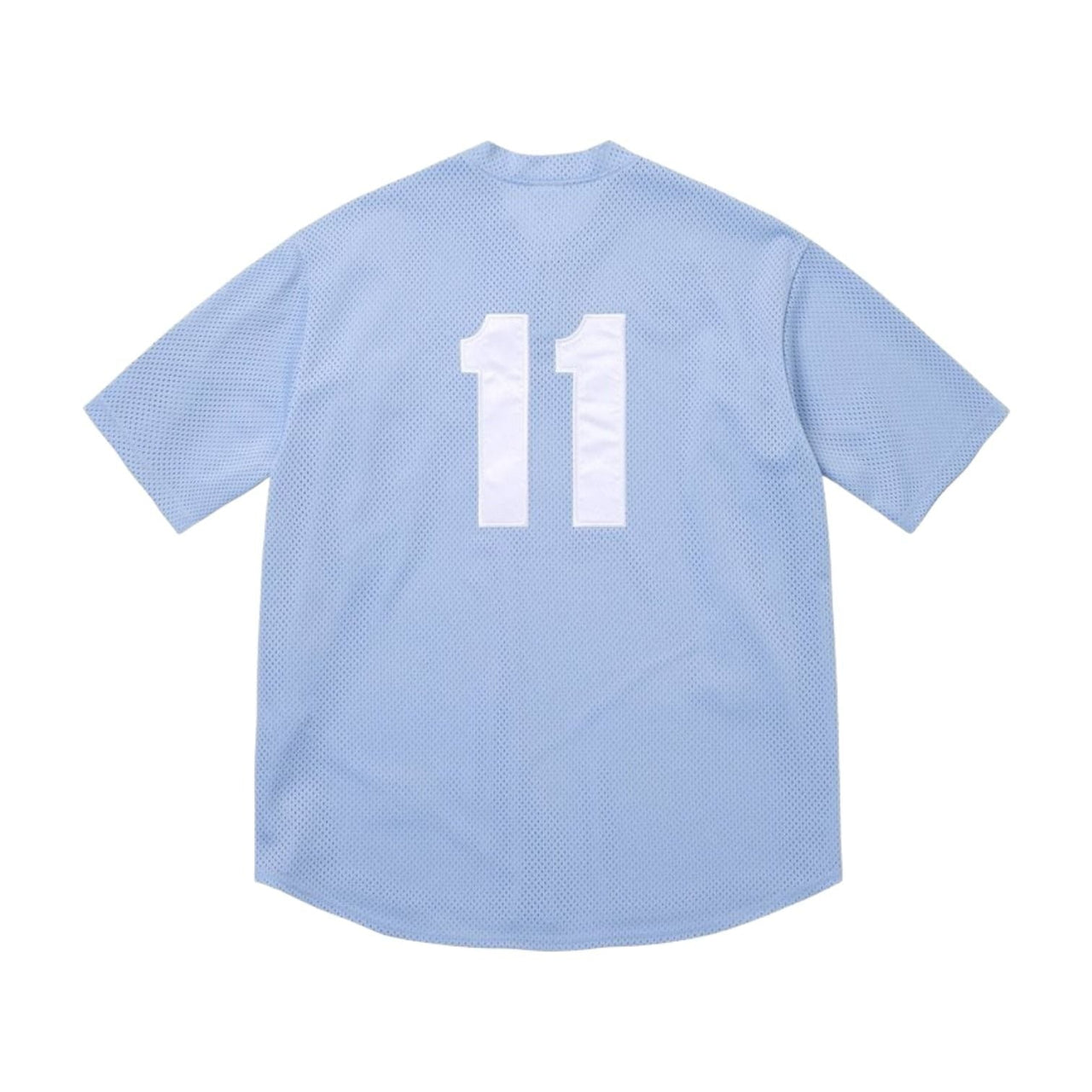Supreme SS26 London Shop S Logo Baseball Henley 'Light Blue' SUP-SS26-344-BLU
