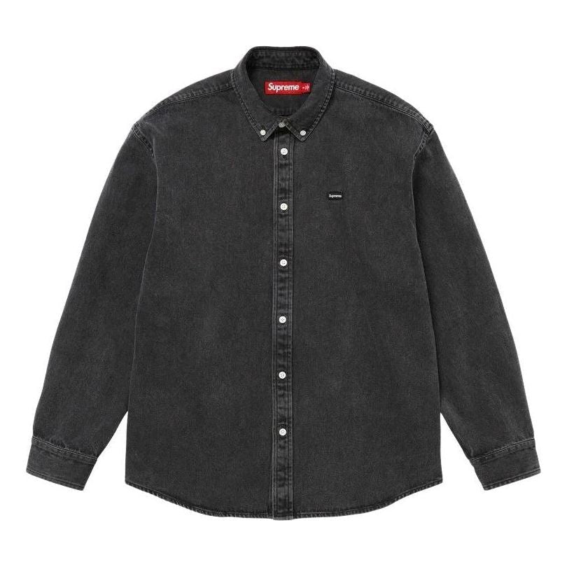 Supreme SS26 Small Box Denim Shirt 'Black' SUP-SS26-362-BLK