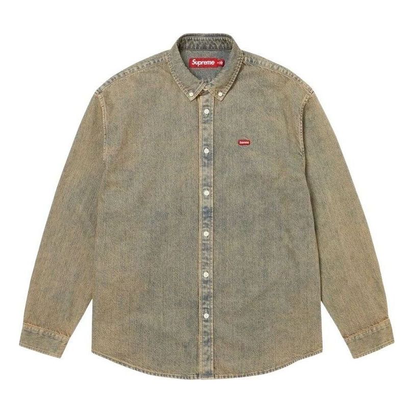 Supreme SS26 Small Box Denim Shirt 'Dirty Indigo' SUP-SS26-362-DND