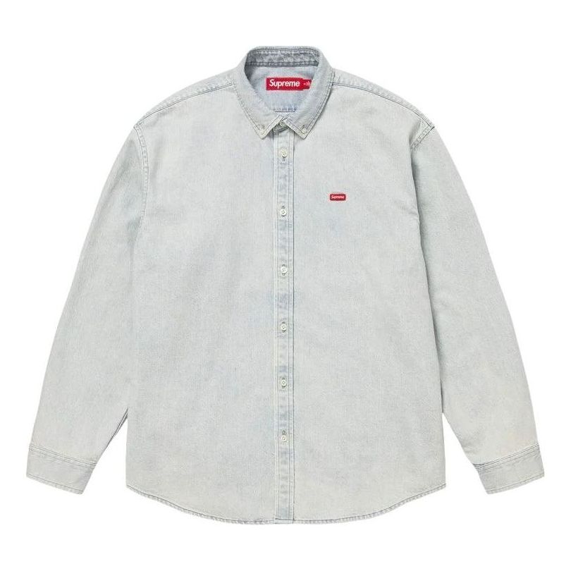 Supreme SS26 Small Box Denim Shirt 'Light Indigo' SUP-SS26-362-LND