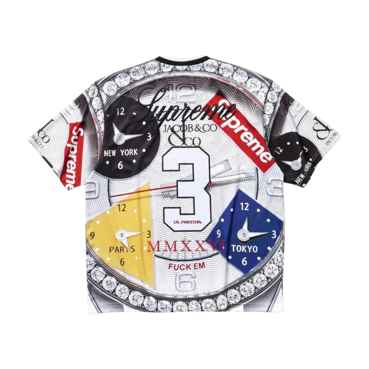 Supreme x La Martina SS26 Soccer Jersey 'White' SUP-SS26-316-WHT