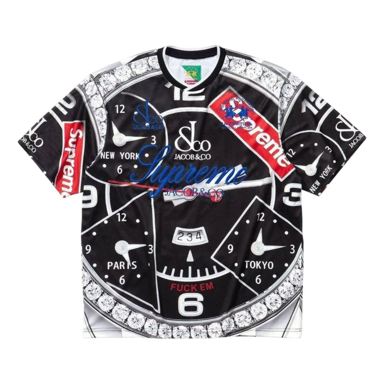Supreme x La Martina SS26 Soccer Jersey 'Black' SUP-SS26-316-BLK