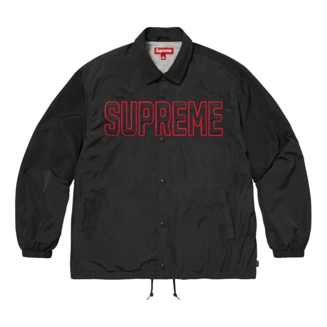 Supreme SS26 Spellout Coaches Jacket 'Black' SUP-SS26-203-BLK