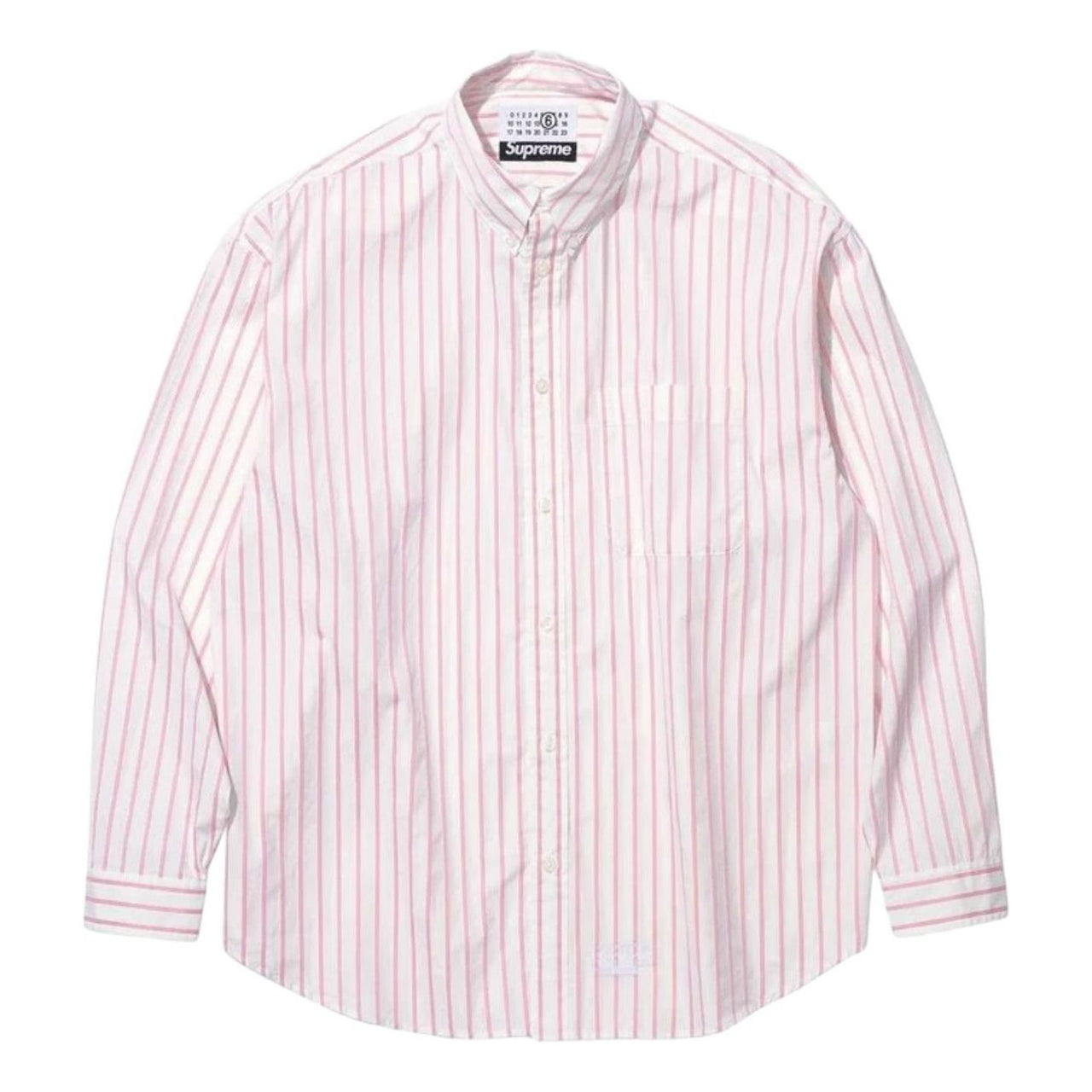 Supreme x MM6 Maison Margiela Stripe Shirt 'Pink' SUP-SS26-109-PNK