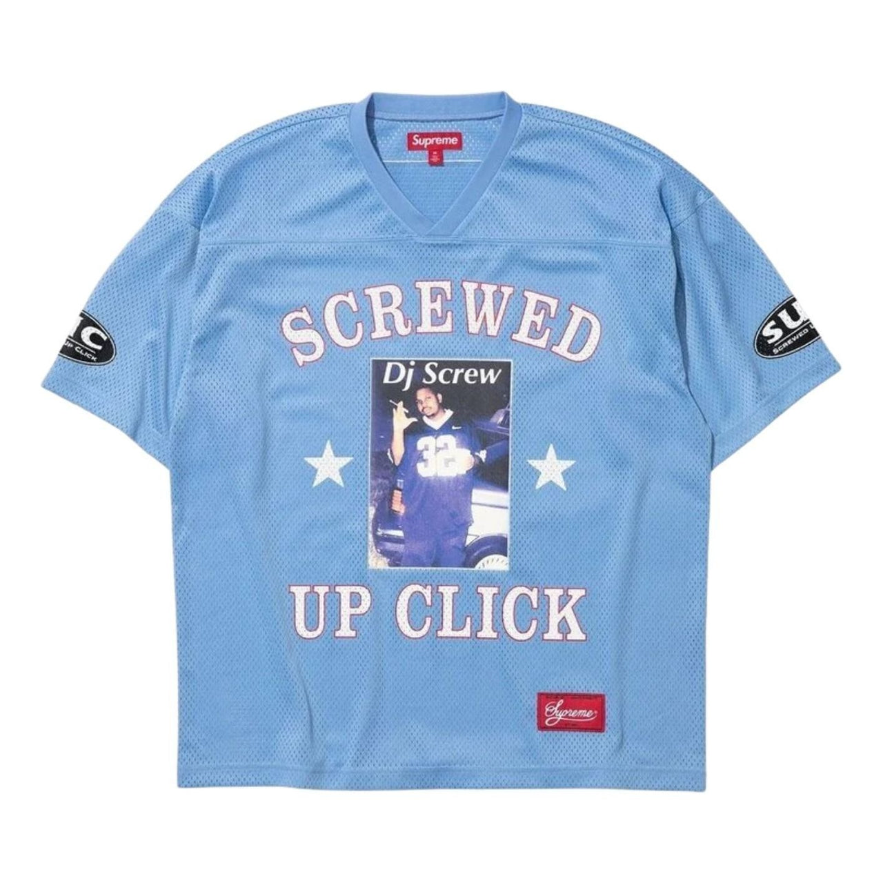 Supreme x DJ Screw SS26 Football Jersey 'Blue' SUP-SS26-146-BLU