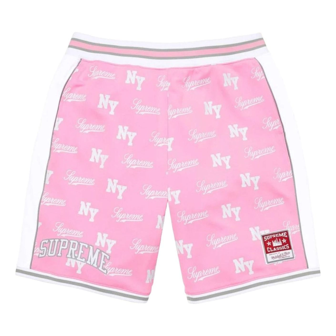 Supreme x Mitchell & Ness SS26 Monogram Basketball Short 'Pink' SUP-SS26-221-PNK