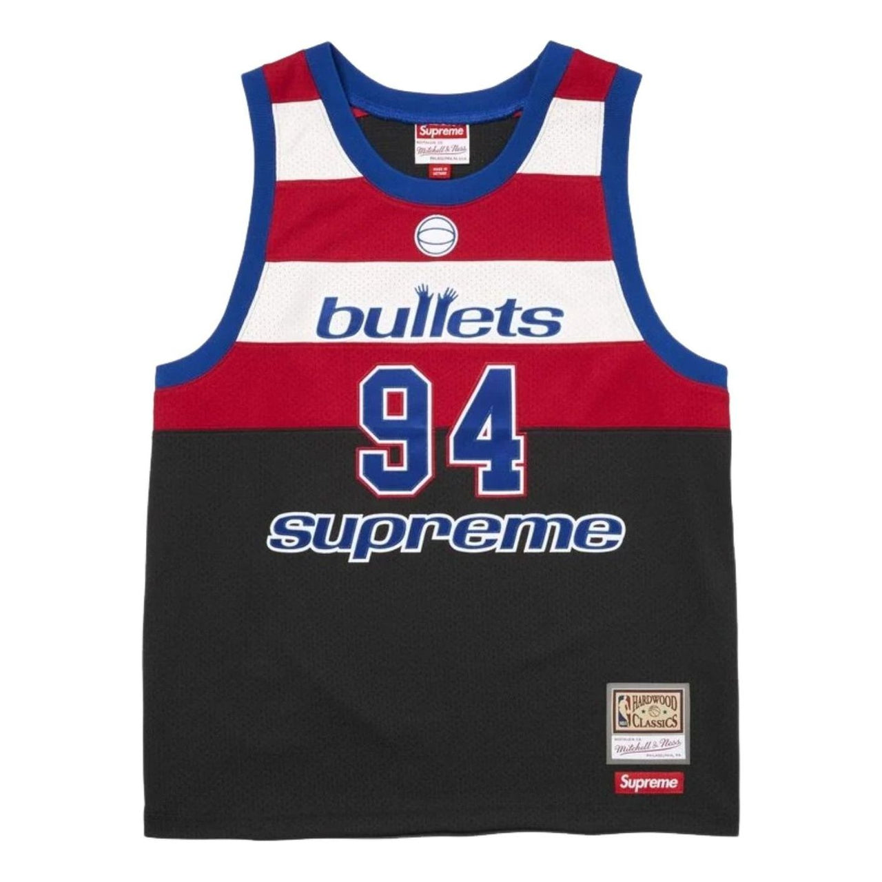 Supreme x Mitchell & Ness SS26 Teams Basketball Jersey 'Black' SUP-SS26-284-BLK