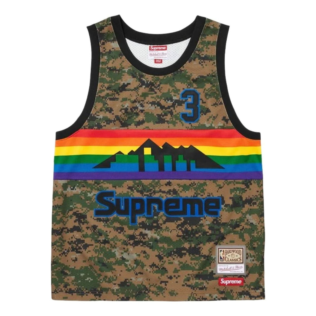 Supreme x Mitchell & Ness SS26 Teams Basketball Jersey 'Digi Camo' SUP-SS26-284-CMO