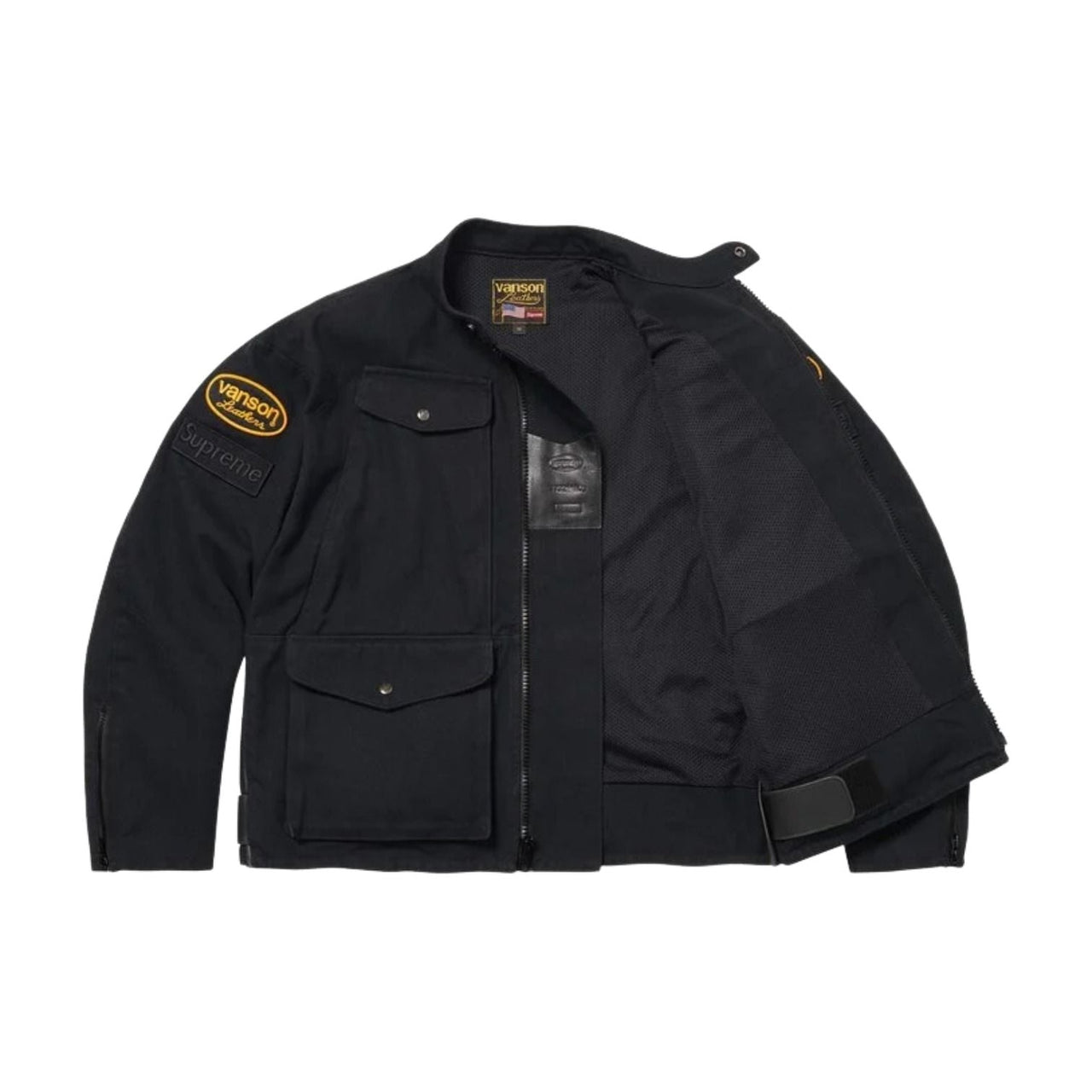 Supreme x Vanson SS26 Leathers Cordura Jacket 'Black' SUP-SS26-054-BLK