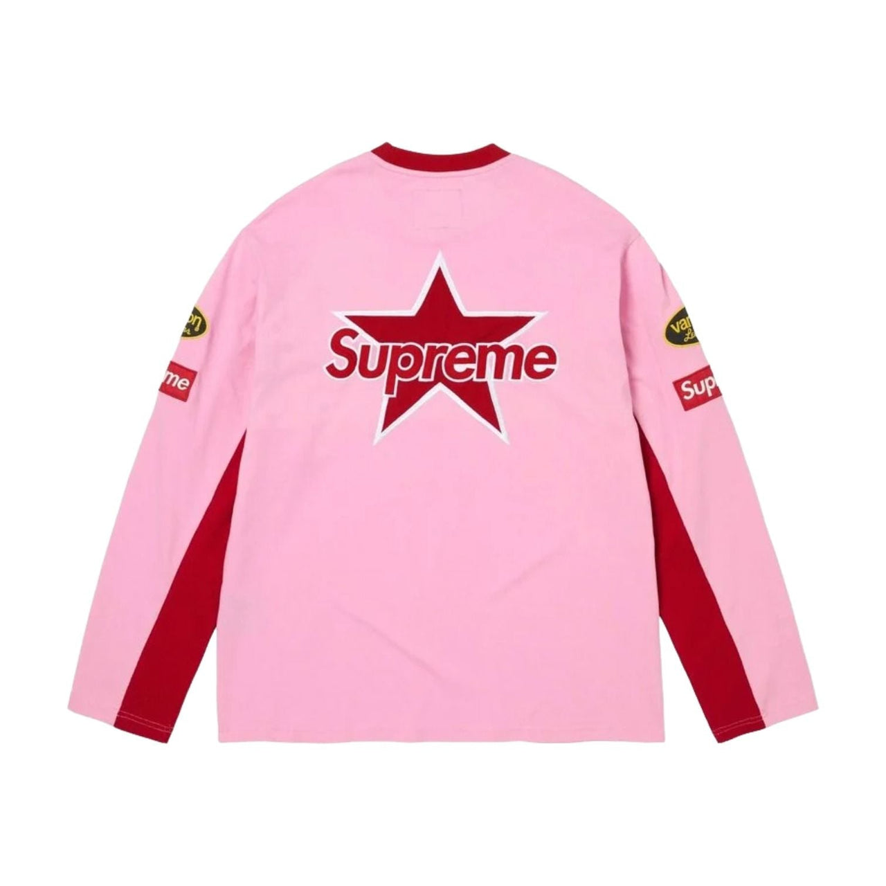 Supreme x Vanson Leathers SS26 L/S T-Shirt 'Pink' SUP-SS26-007-PINK