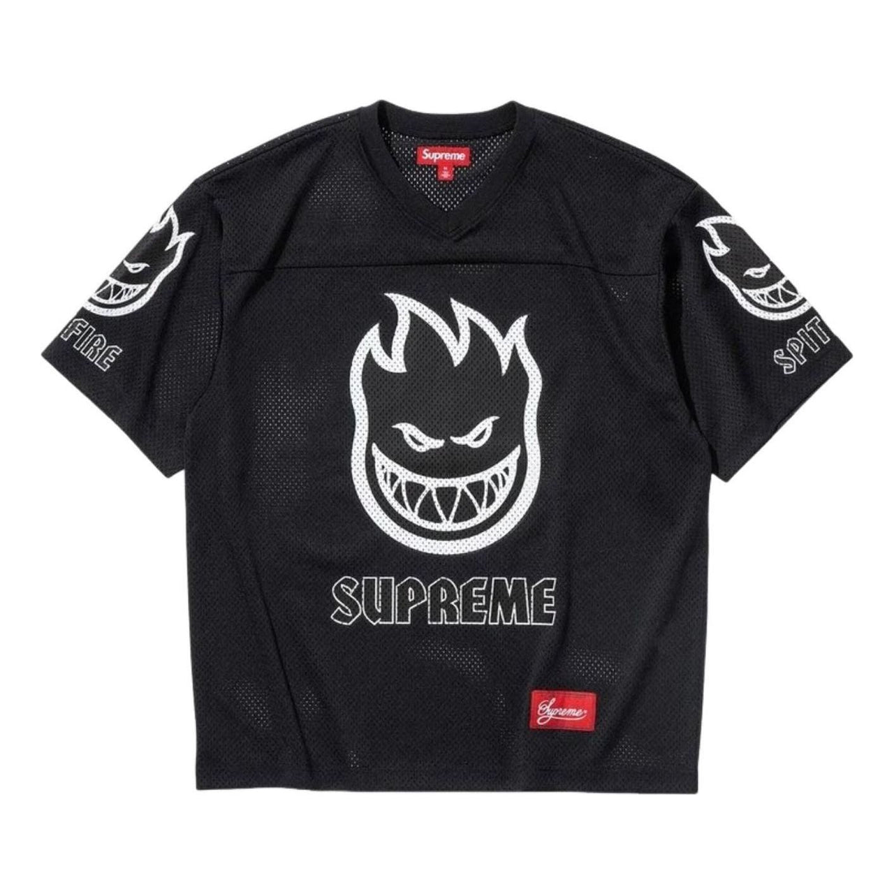 Supreme x Spitfire SS26 Football Jersey 'Black' SUP-SS26-338-BLK