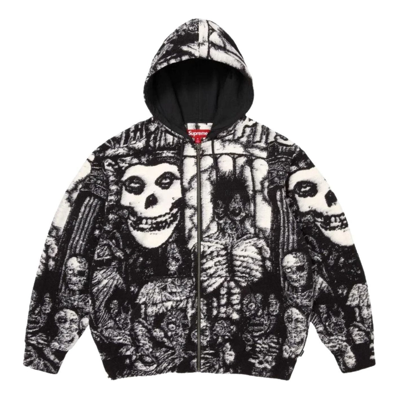 Supreme x The Misfits SS26 Zip Up Hooded Sweater 'Black' SUP-SS26-153-BLK