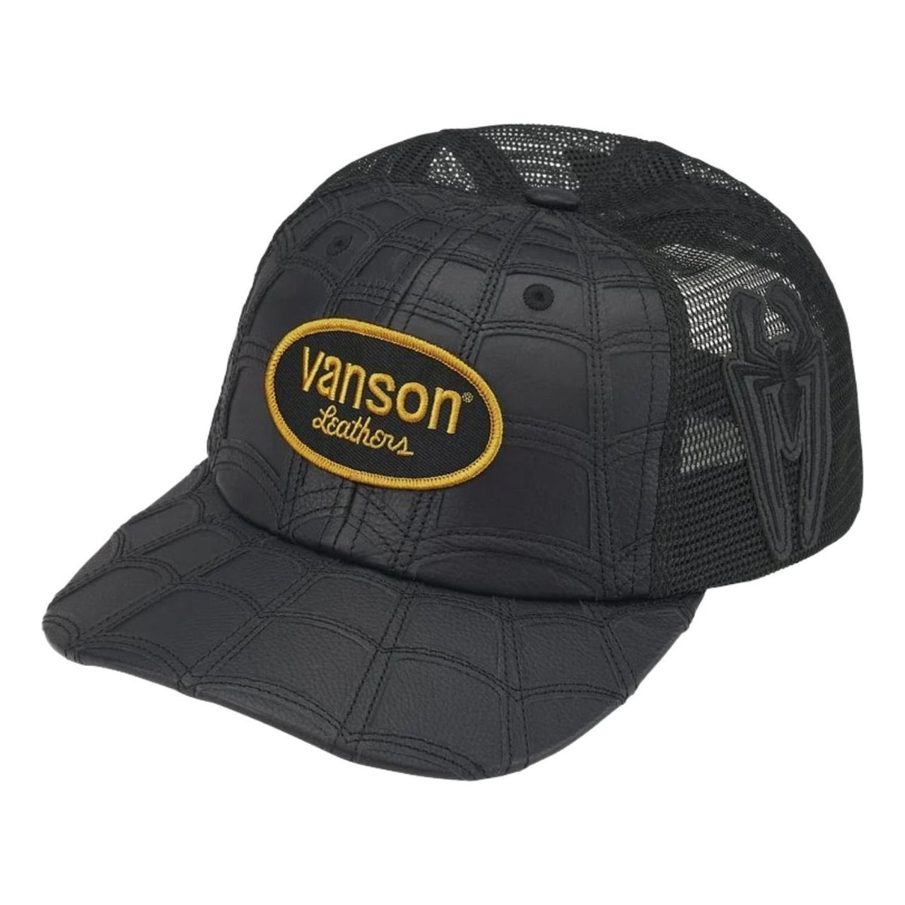 Supreme x Vanson Leathers SS26 Spider-Man Mesh Back 6-Panel 'Black' SUP-SS26-1046-BLK