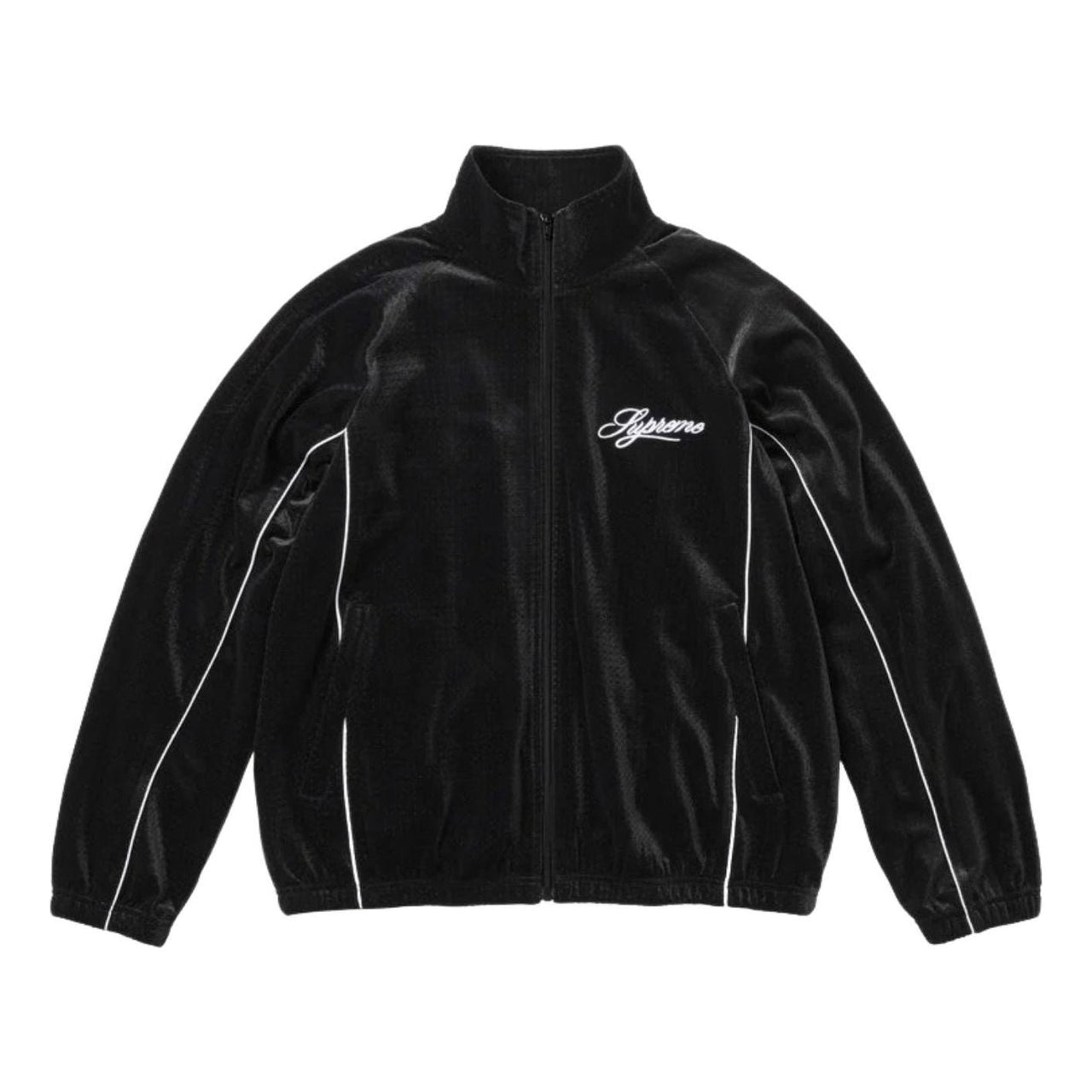 Supreme SS26 Velour Mesh Track Jacket 'Black' SUP-SS26-121-BLK