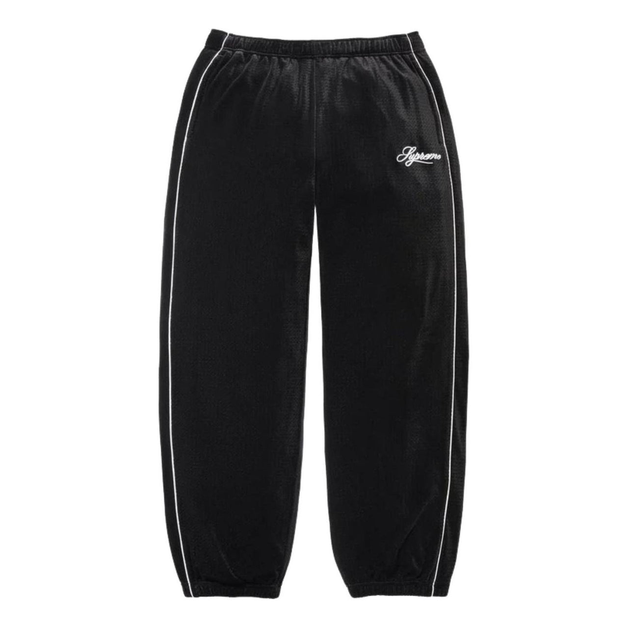 Supreme SS26 Velour Mesh Track Pant 'Black' SUP-SS26-128-BLK