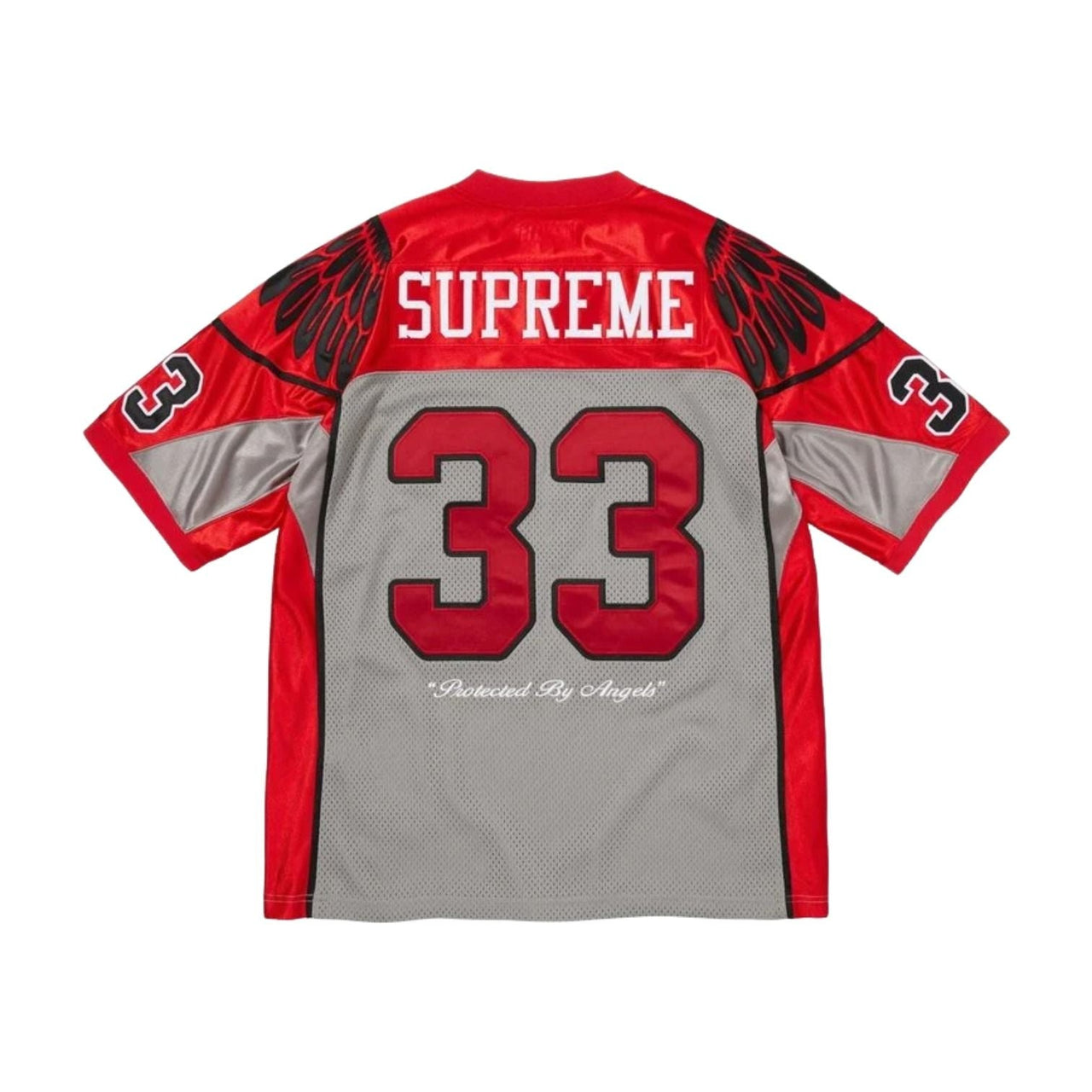 Supreme SS26 Wings Football Jersey 'Grey' SUP-SS26-294-GRY