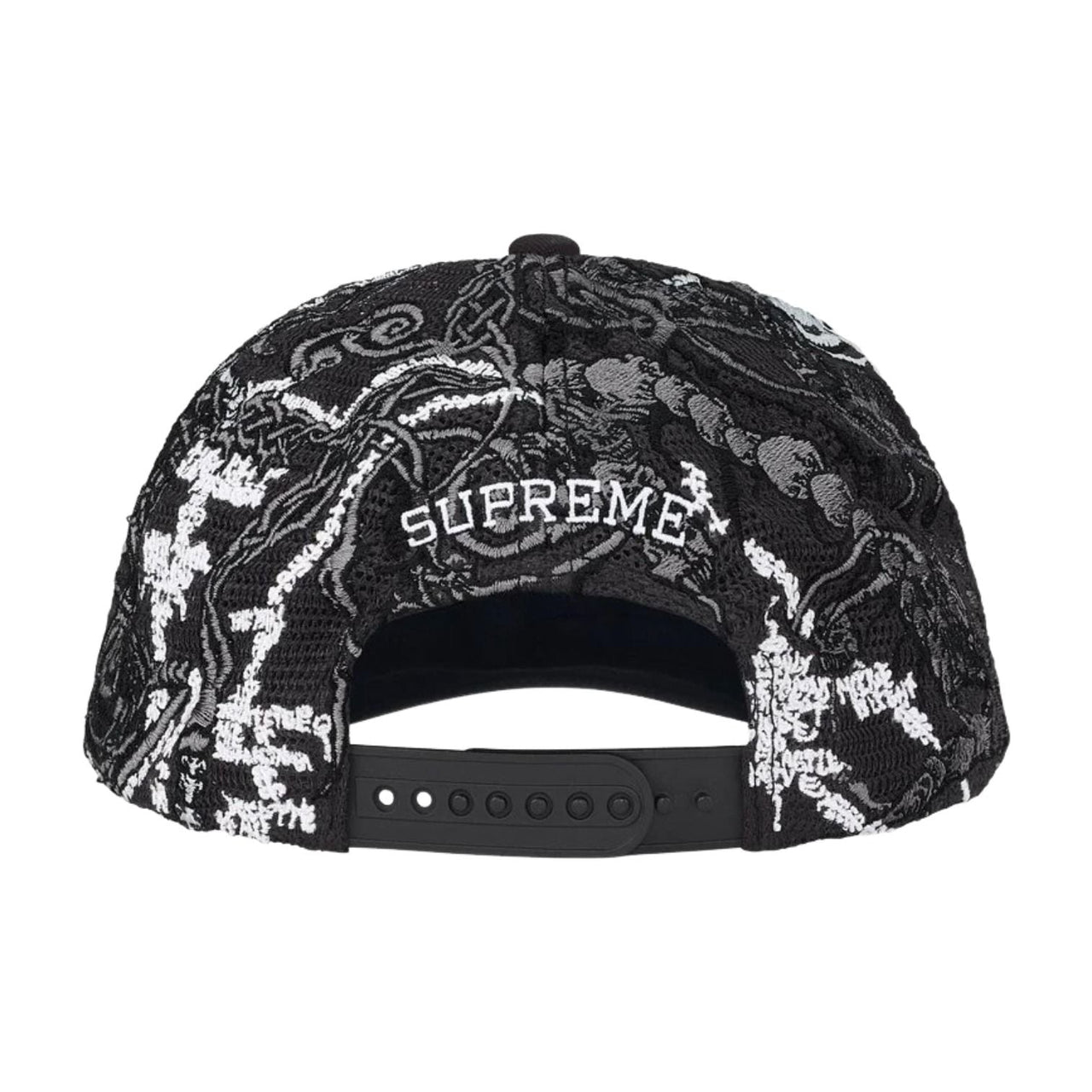 Supreme SS26 Wombat Embroidered Mesh Back 6-Panel 'Black' SUP-SS26-1057-BLK
