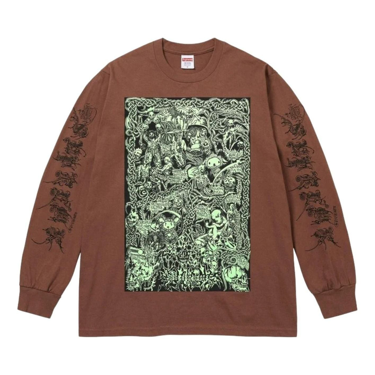 Supreme SS26 Wombat L/S T-Shirt 'Brown' SUP-SS26-013-BRN