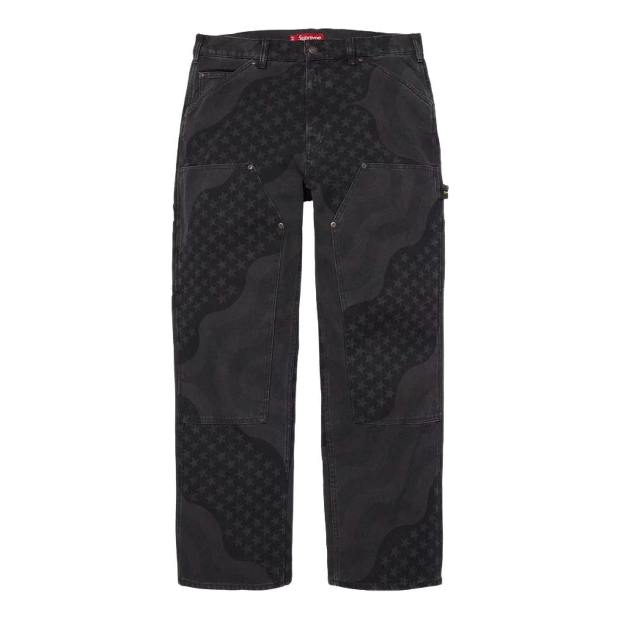Supreme SS26 Flag Double Knee Painter Pant 'Black' SUP-SS26-131-BLK