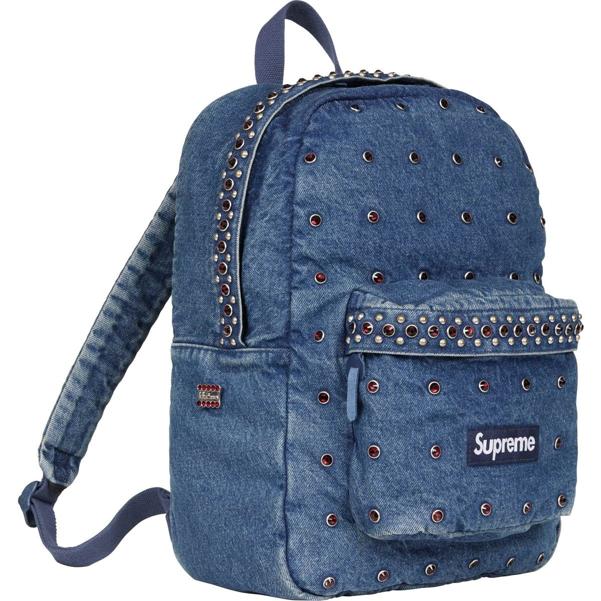 Supreme x B.B. Simon Denim Backpack SS25 'Washed Indigo' SS25B37-WASHED-INDIGO