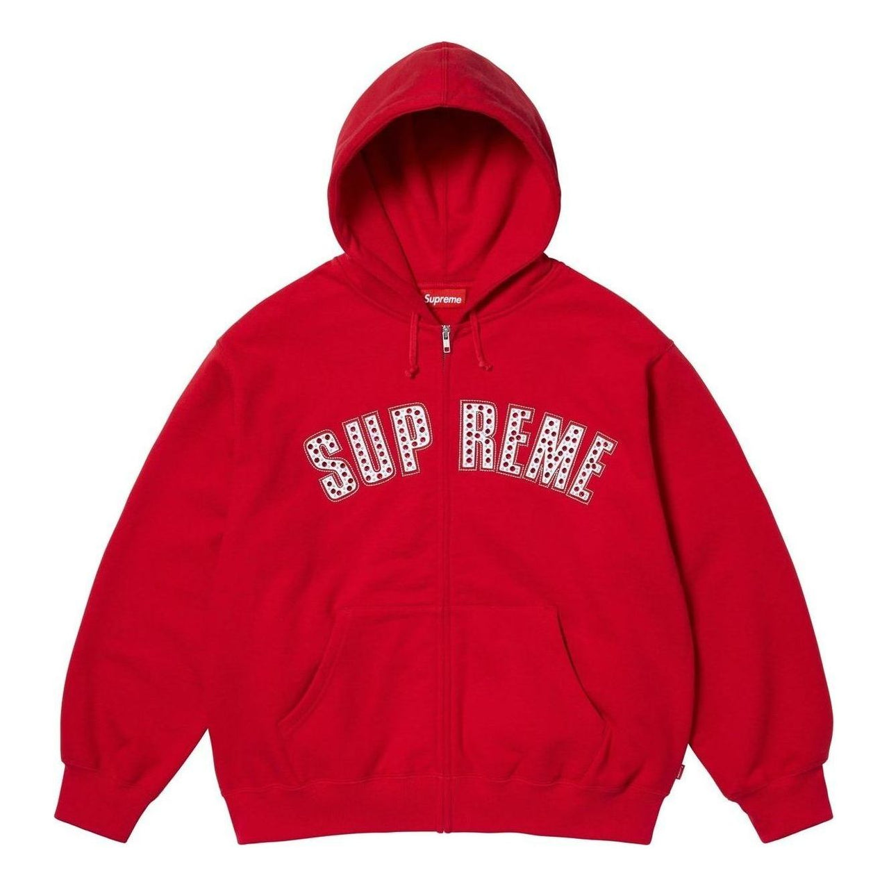 Supreme x B.B. Simon Zip Up Hooded Sweatshirt 'Red' SS25SW50-RED