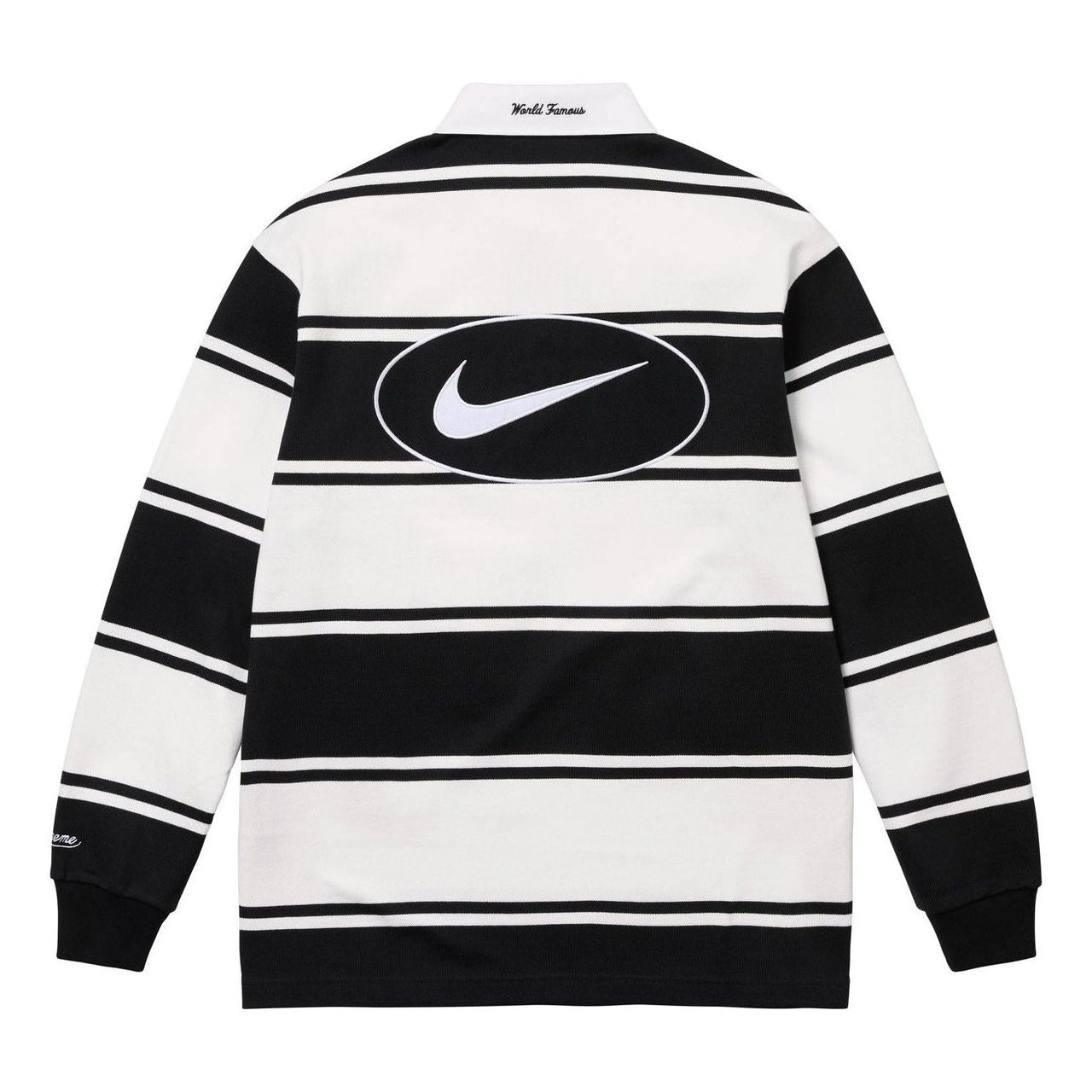 Supreme x Nike Stripe Rugby 'Black' SS25KN1-BLACK