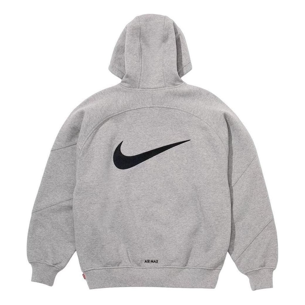 Supreme x Nike Zip Up Hooded Sweatshirt 'Heather Grey' SS25SW1-HEATHER-GREY