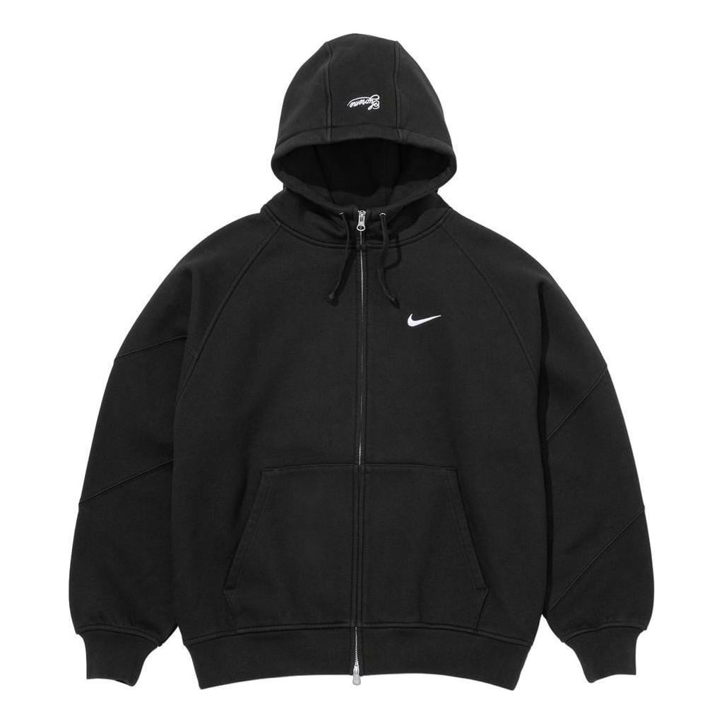 Supreme x Nike Zip Up Hooded Sweatshirt 'Black' SS25SW1-BLACK