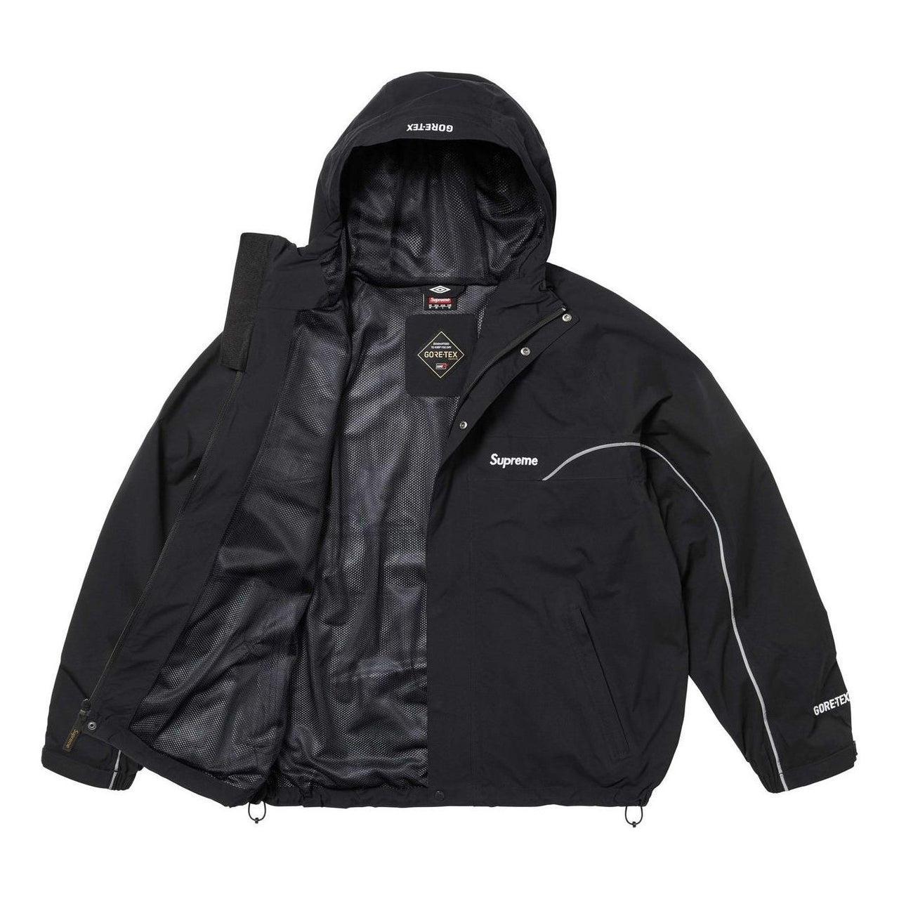 Supreme x Umbro GORE-TEX Hooded Jacket 'Black' SS25J4-BLACK