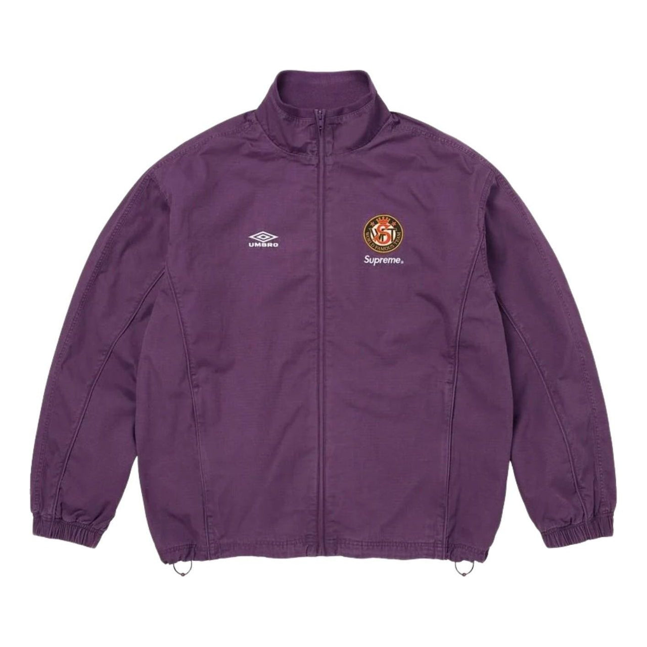Supreme x Umbro SS26 Cotton Ripstop Track Jacket 'Plum' SUP-SS26-009-PLM