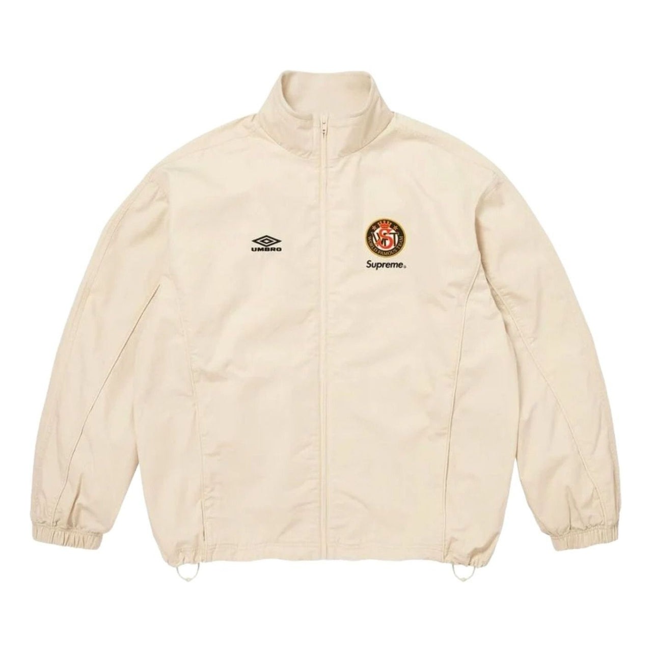 Supreme x Umbro SS26 Cotton Ripstop Track Jacket 'Stone' SUP-SS26-009-STN