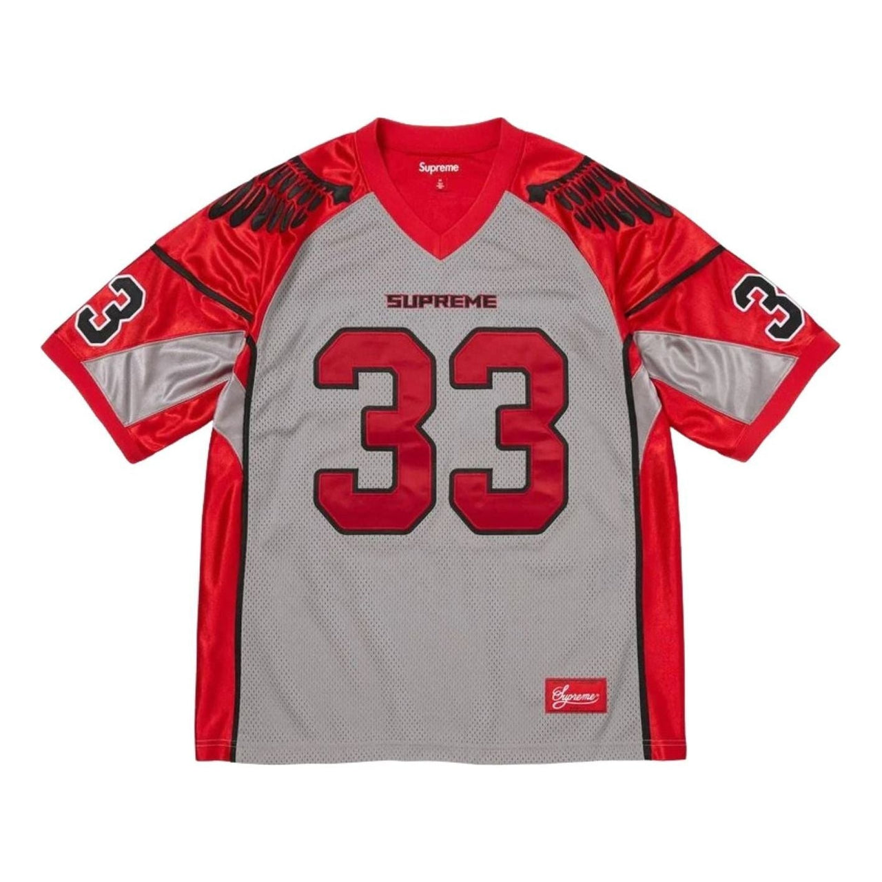 Supreme SS26 Wings Football Jersey 'Grey' SUP-SS26-294-GRY