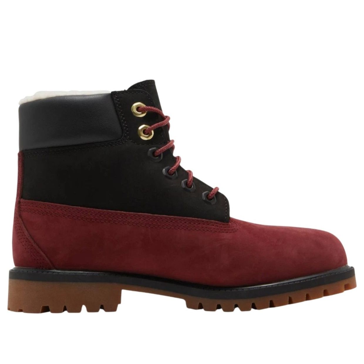 (GS) Timberland 6 Inch Premium Boot Shearling 'Syrah Black' TB0A2MZ1V15
