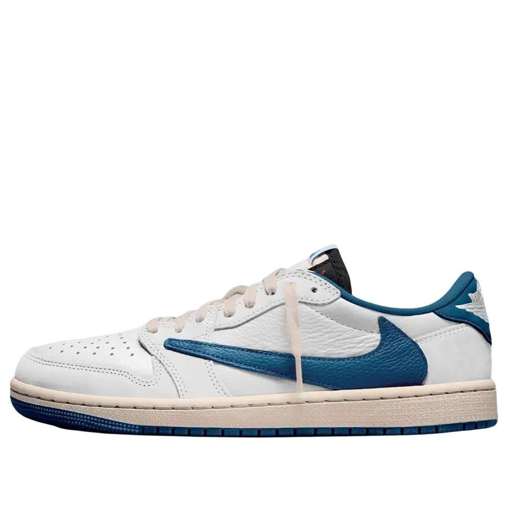 Air Jordan 1 Low x Travis Scott x Fragment 'Sail Military Blue' DM7866-104