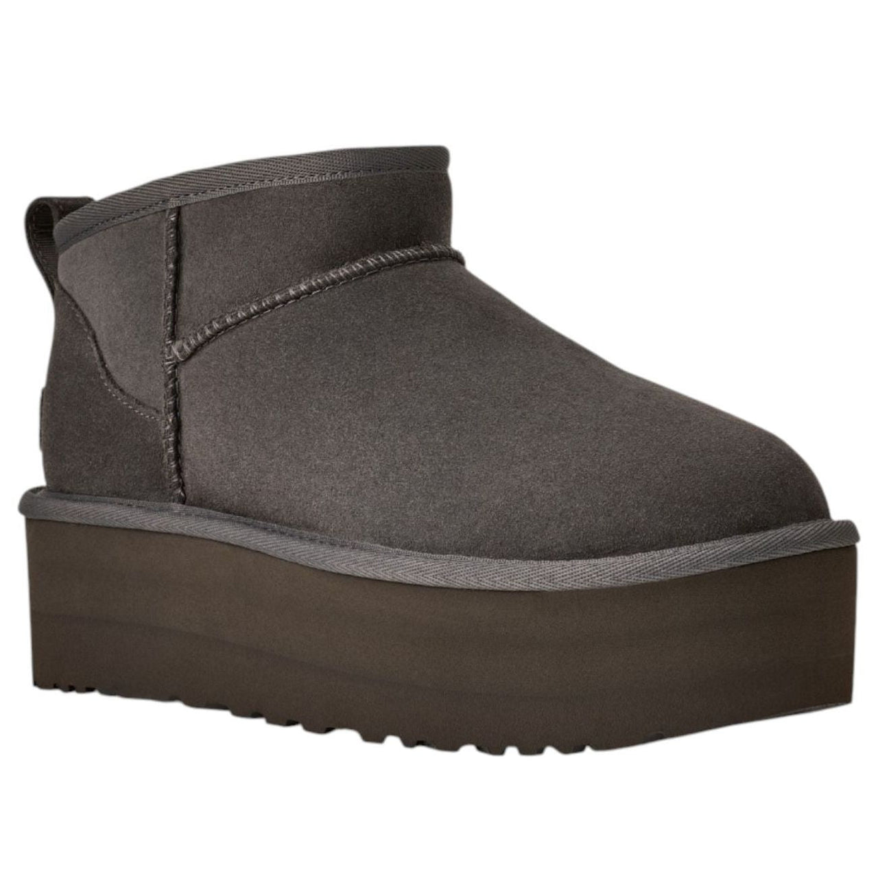 (WMNS) UGG Classic Ultra Mini Platform Boots 'Charcoal Grey' 1135092-CHRC
