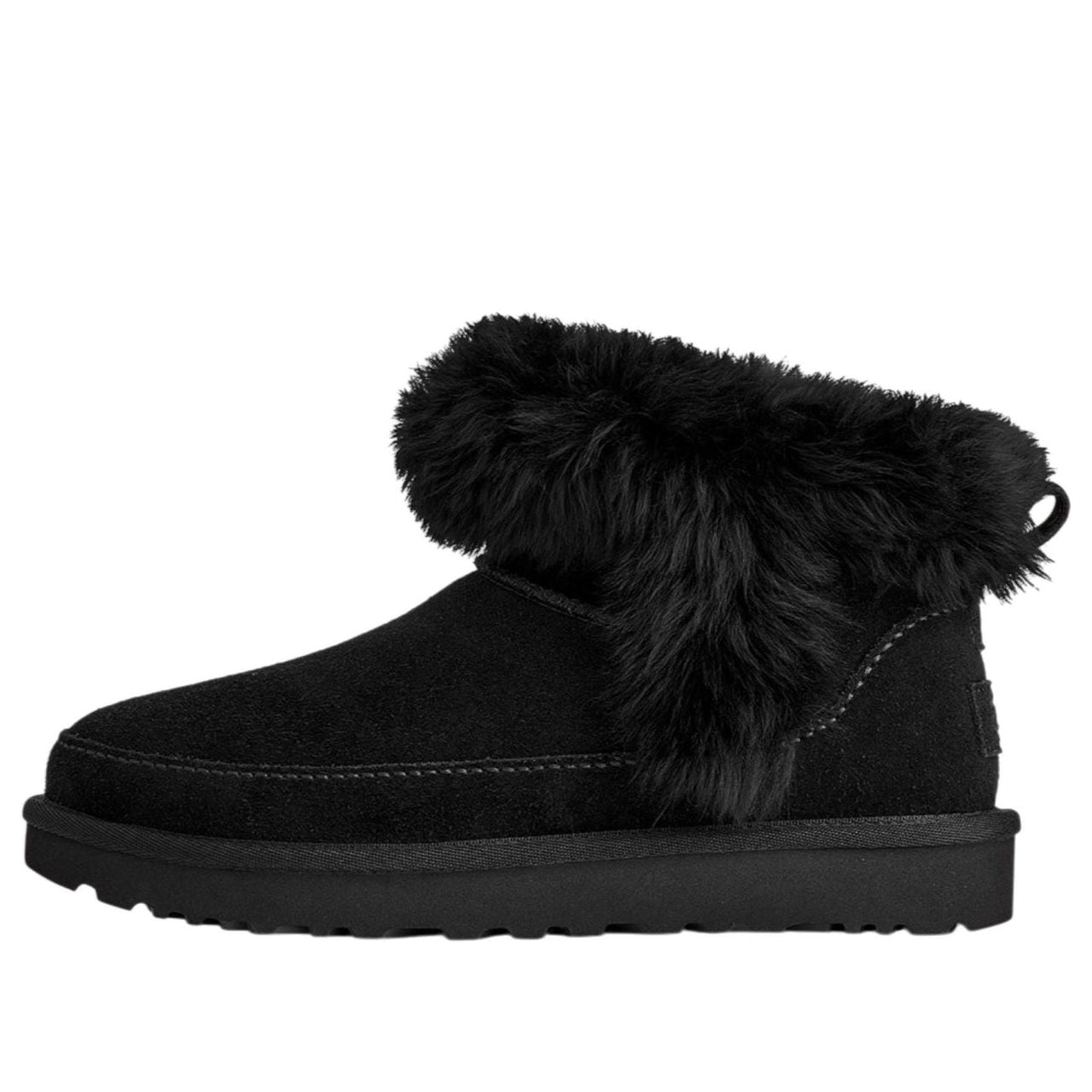 (WMNS) UGG Classic Ultra Mini Chalet 'Black' 1173832-BLK