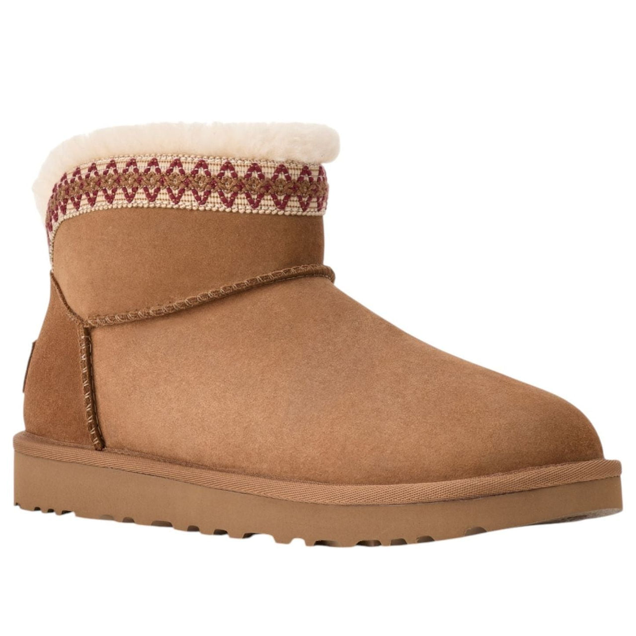 (WMNS) UGG Classic Ultra Mini Taslyn-Snow Boots 'Chestnut' 1174496-CHE