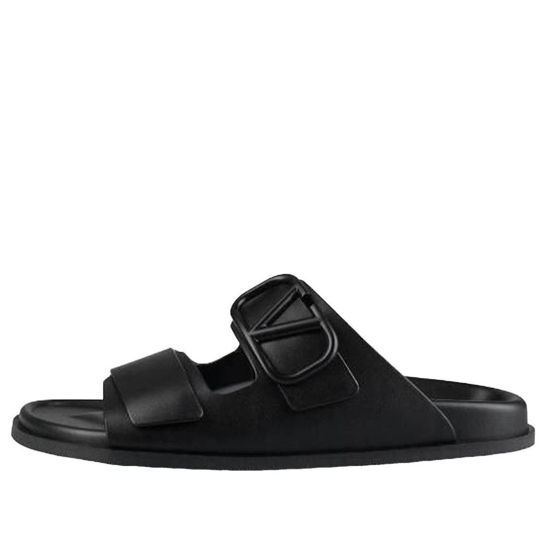 Valentino SS24 V Logo Signature Slippers 'Black' S0G80UHE0NO