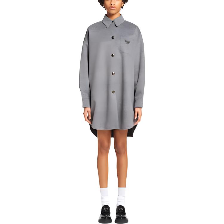 PRADA Coats Women's Gray