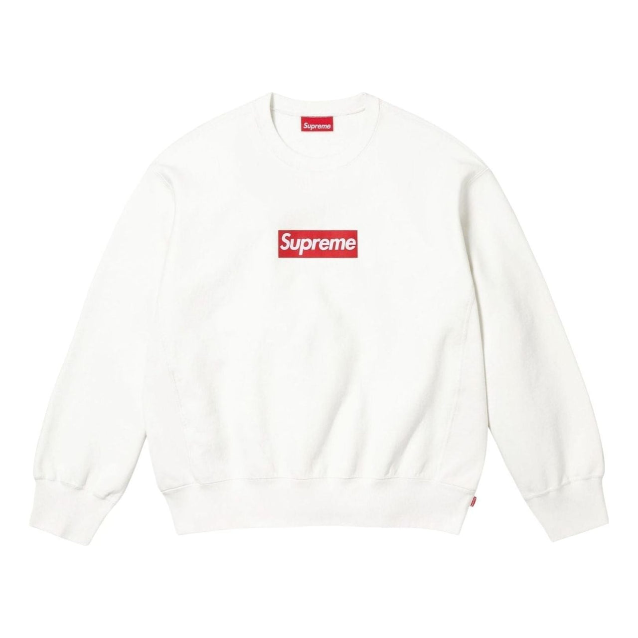 Supreme Washed Box Logo Crewneck 'White' FW15SW6-WHITE