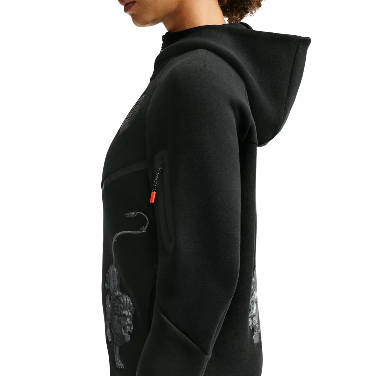 Nike x Netherlands x Patta Cryoshot Tech Fleece Full-Zip Windrunner Hoodie 'Black' IM3206-010