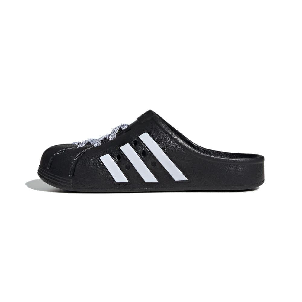 adidas Adilette Clogs Asia Sizing 'Black White' JH9848