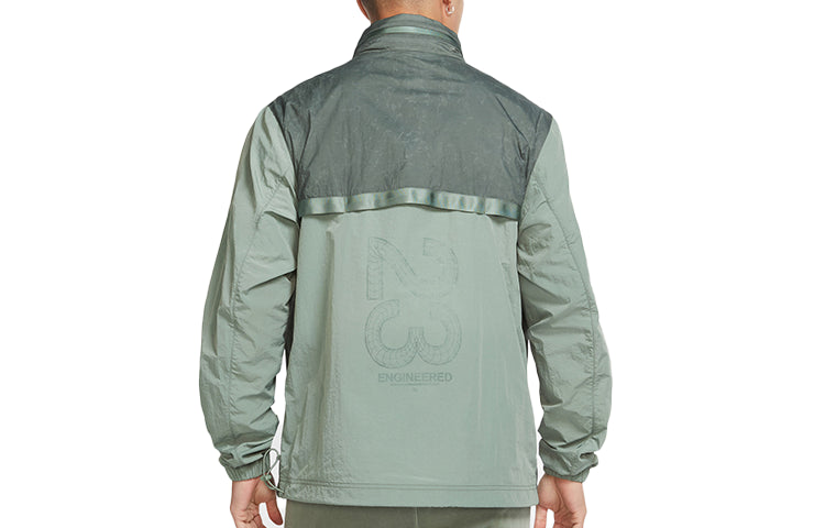Air Jordan 23 Engineered Zipper Cardigan Jacket Green CK8936-313