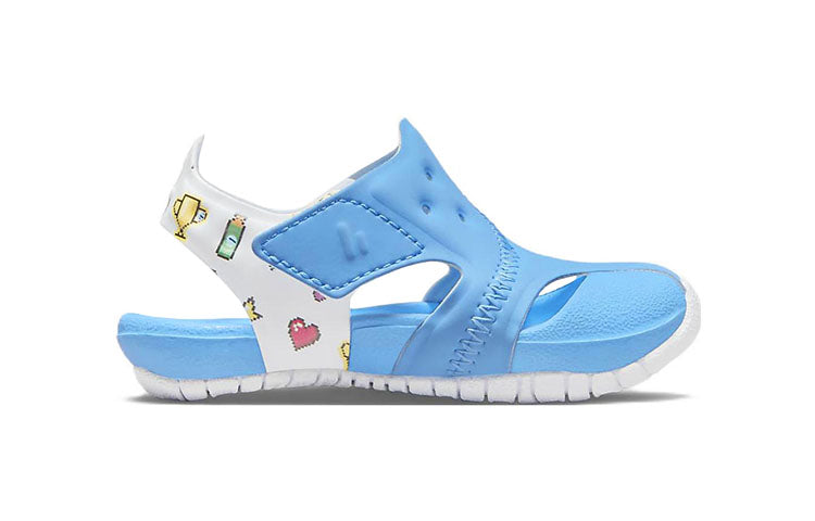 (TD) Air Jordan Flare 'University Blue Poison Lemon Yellow White' DM8972-417