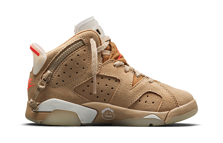 (PS) Air Jordan 6 Retro x Travis Scott 'British Khaki' DH0693-200