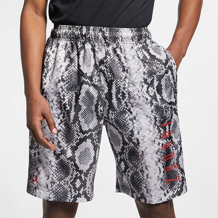 Air Jordan 11 Snakeskin Snake Skin Shorts For Men White CI0313-072